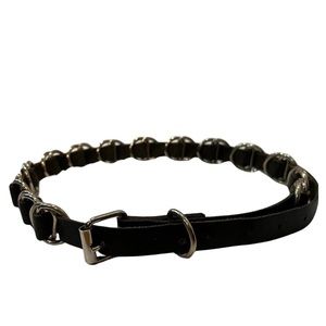 Leather and Silver Belt